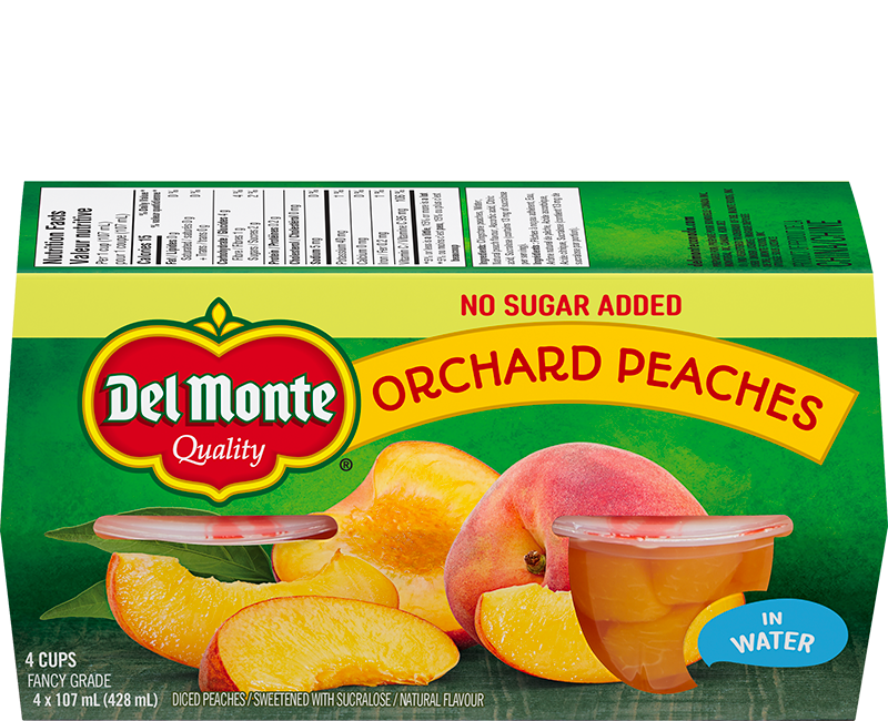 Orchard Peaches packed in water no sugar added