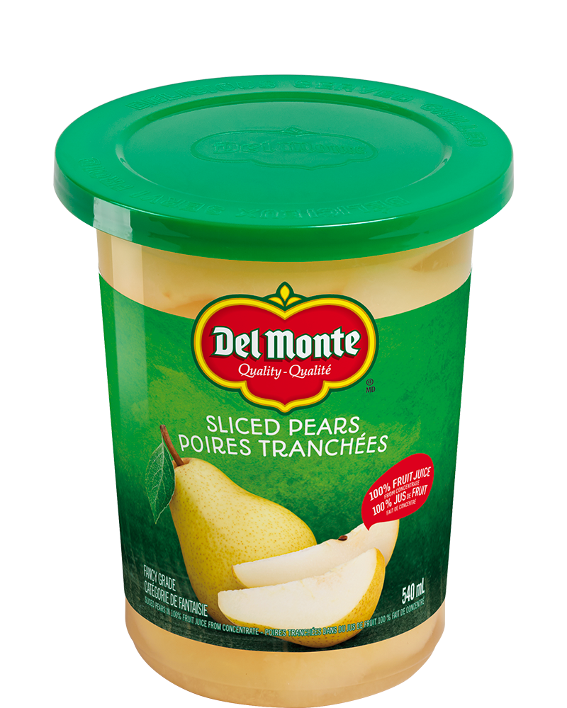 Sliced Pears in 100% fruit juice from concentrate