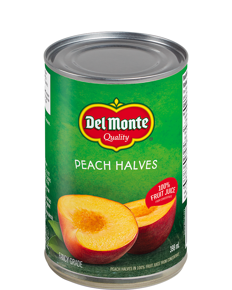 Peach Halves in 100% fruit juice from concentrate
