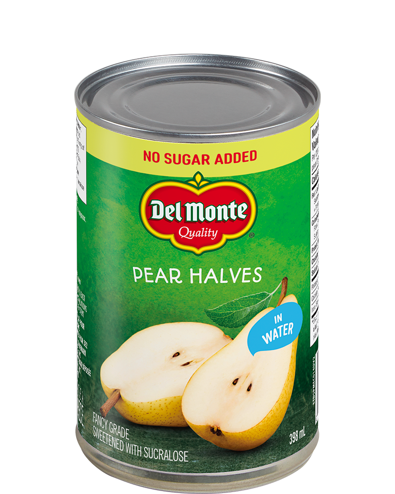 Pears Halves packed in water no sugar added